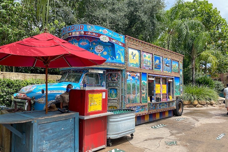 How about this fun ice cream bus?