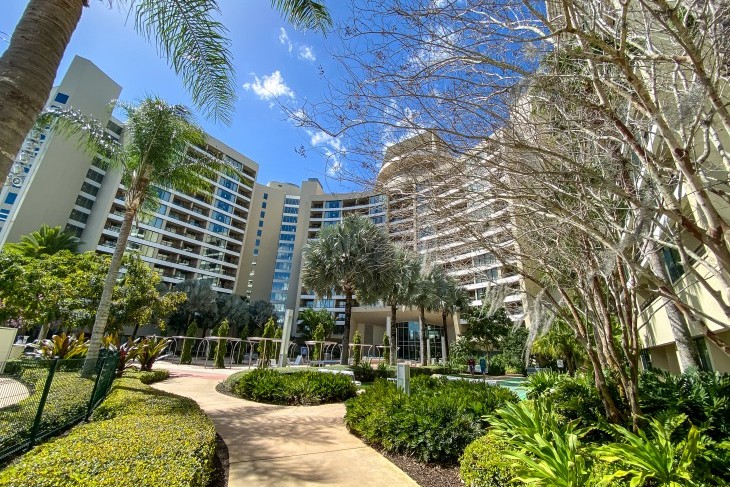 Bay Lake Tower's two wings