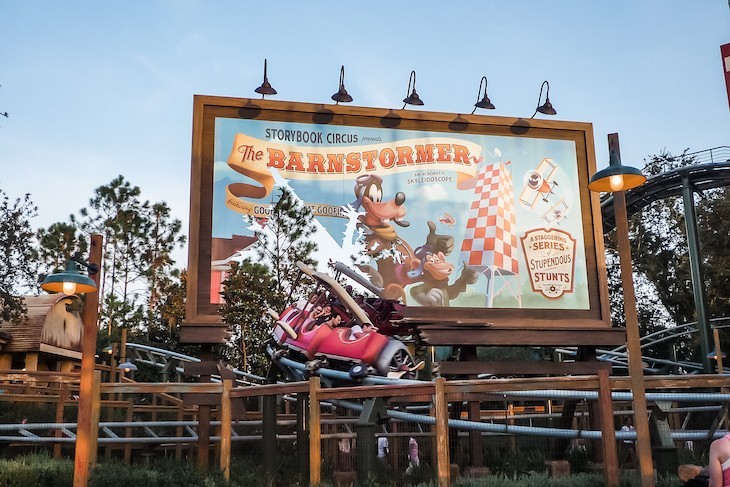 The Barnstormer, the perfect starting coaster for the little ones