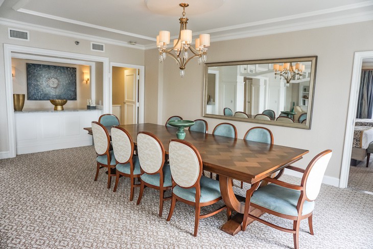 Presidential Newport Suite Dining Room