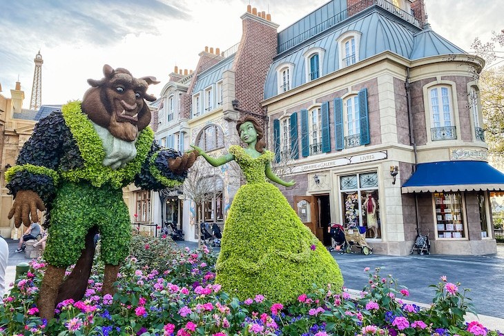 France's Beauty and the Beast topiary is an annual favorite