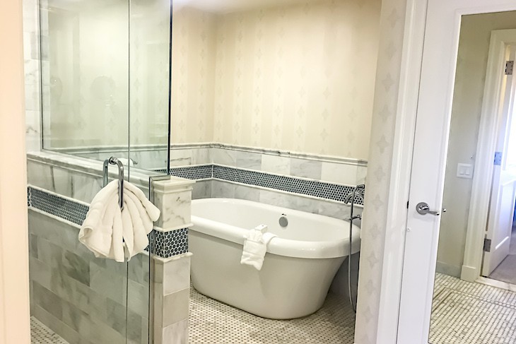 Two-bedroom suite master bath