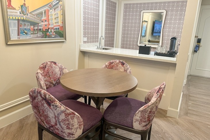 Two-bedroom Suite Dining Area and Bar
