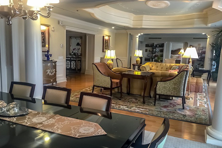 Steeplechase Suite's living area