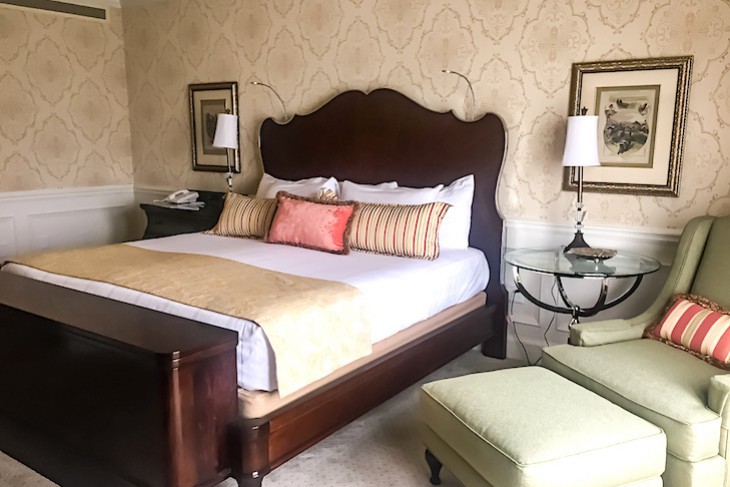 Steeplechase Suite's master bedroom 