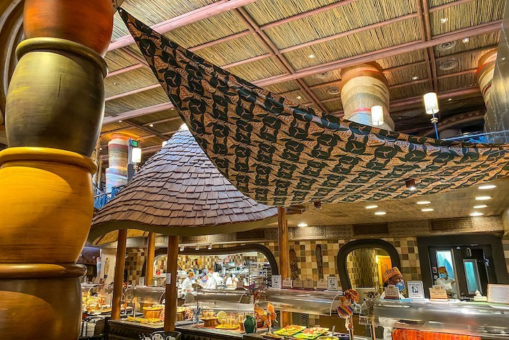 Boma's tasty buffet stations