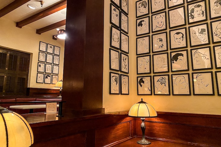 Hollywood Brown Derby caricatures