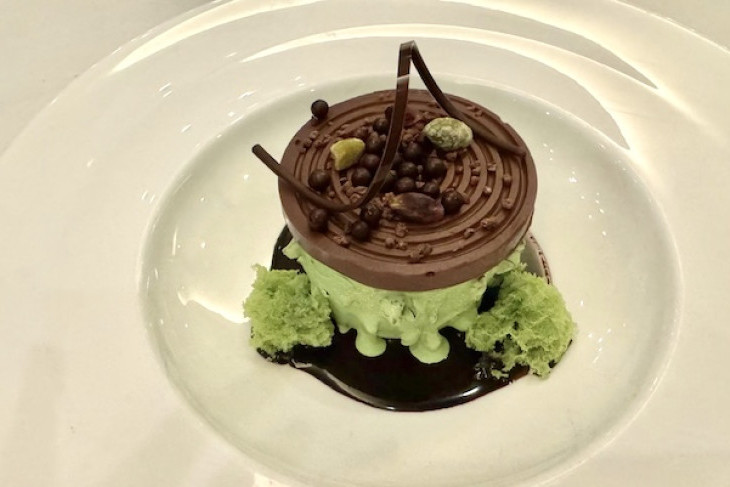 Pistachio-Chocolate Mousse