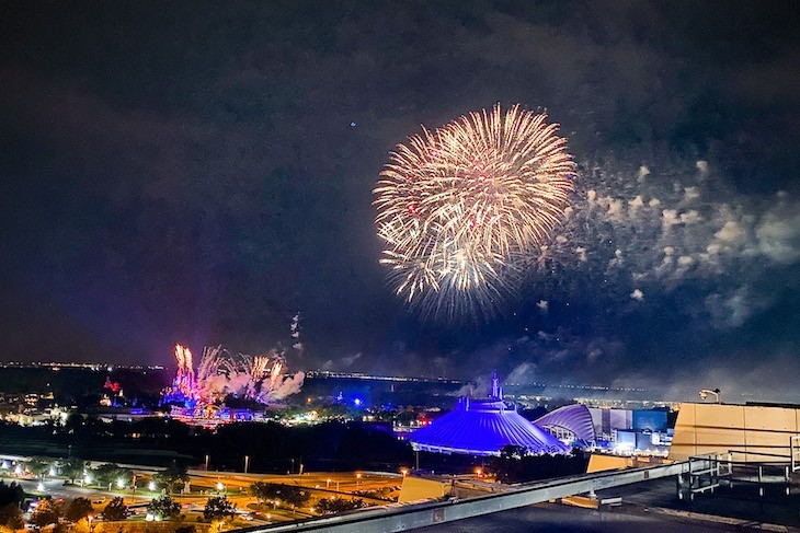 California Grill fireworks view!