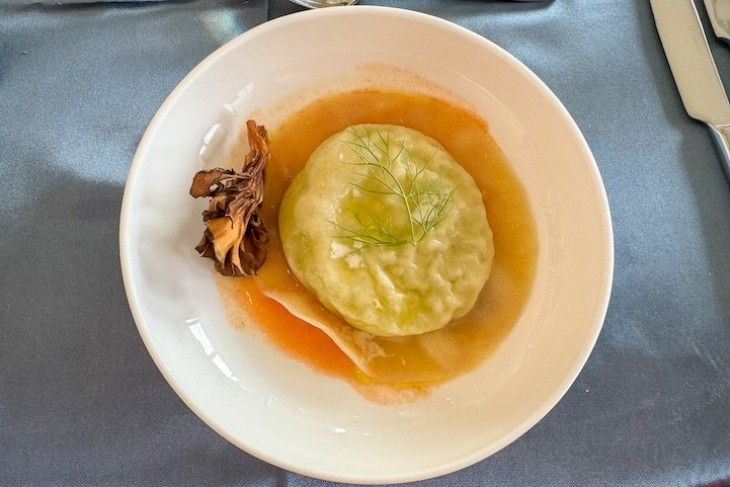 Famous Sonoma Goat Cheese Raviolo