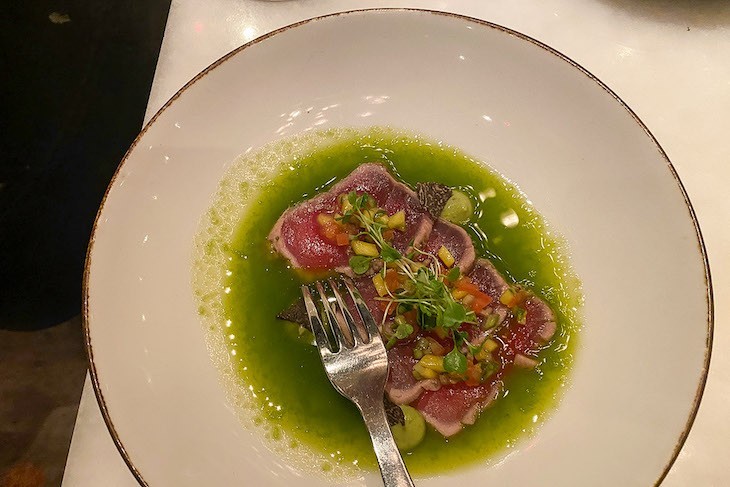 Atun Crudo a la Plancha