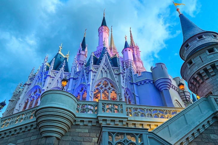 You'll love the sight of the castle as dusk falls