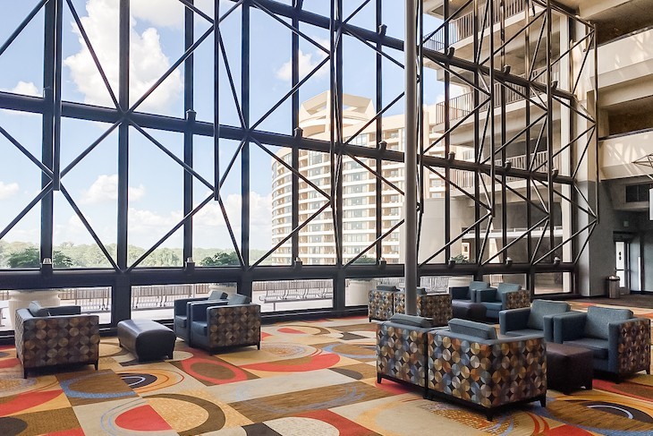 Contemporary Resort's atrium