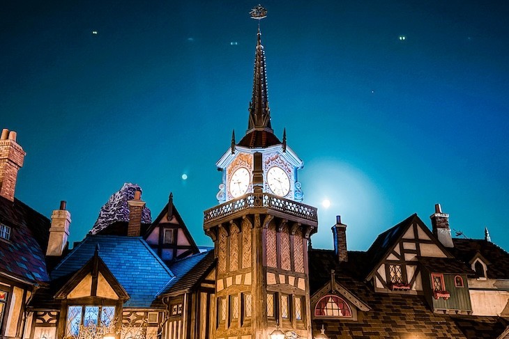 Fantasyland after dark is a magical place!