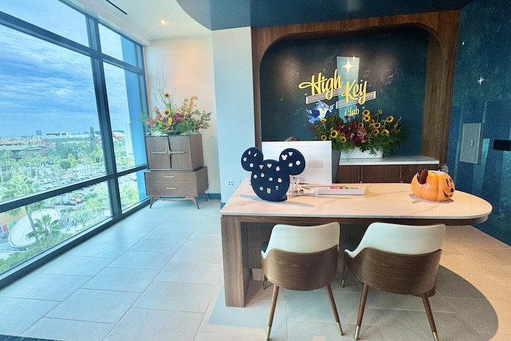 High Note Club lounge concierge desk