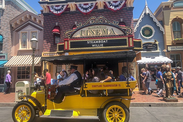 Just one of many fun forms of transportation down Main Street U.S.A.