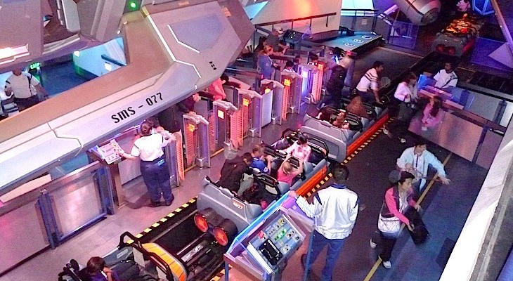 Space Mountain loading area