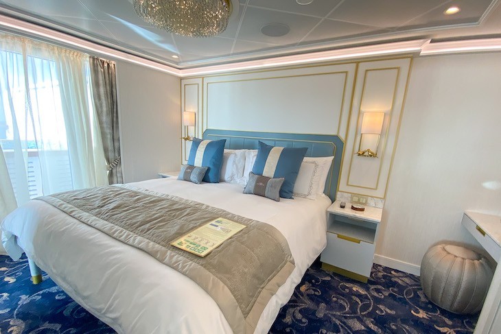 disney cruise wish royal suite Princess Aurora Royal Suite upstairs guest bedroom