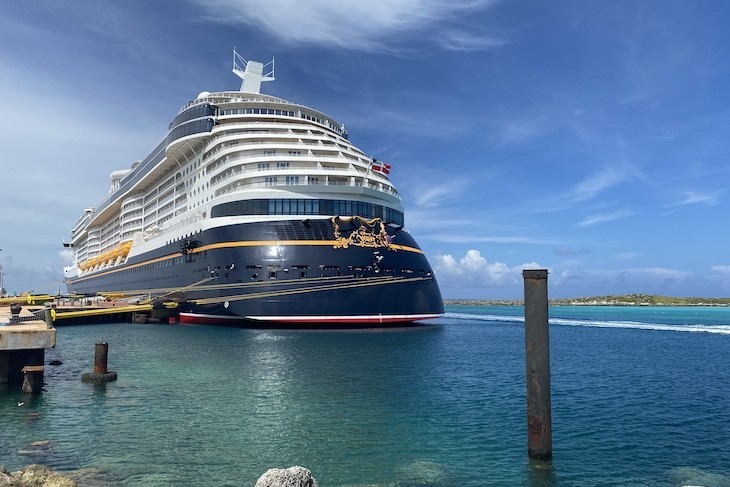 Disney Wish from Castaway Cay