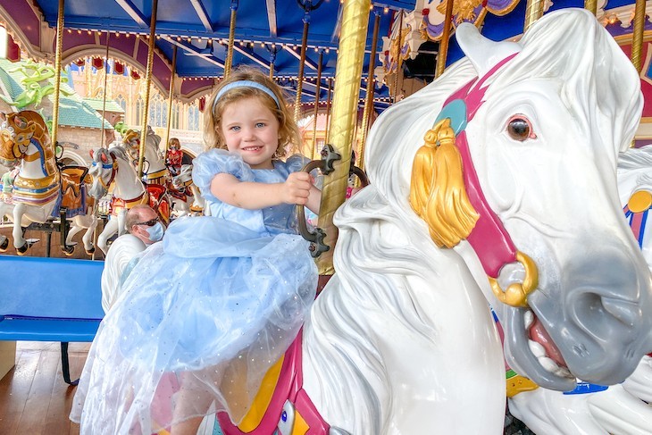 Little princesses love Prince Charming Regal Carrousel