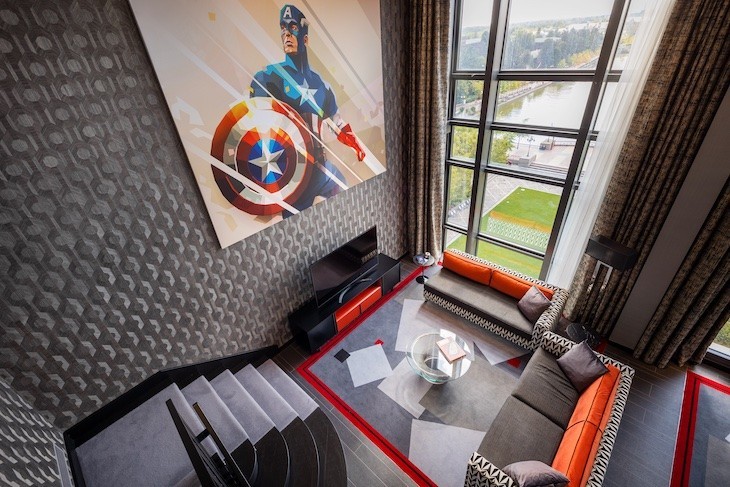 Disney Hotel New York® Eternity Presidential Suite from upstairs