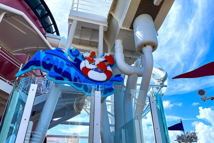 The AquaDuck is a highlight of the Disney Dream and Disney Fantasy