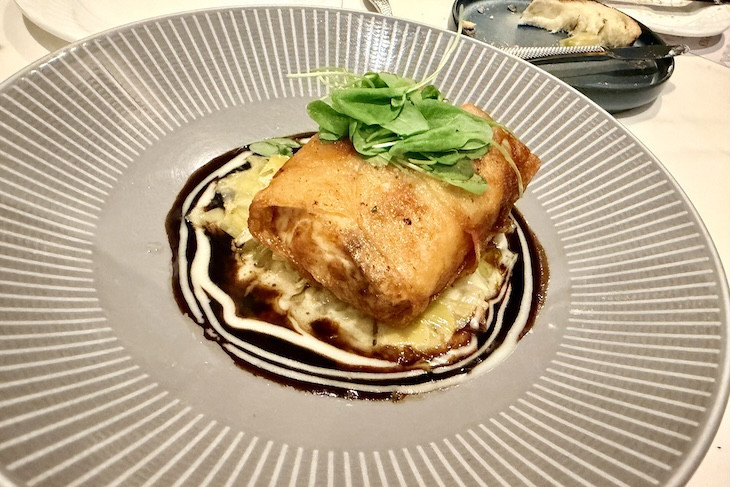 Potato-wrapped Red Snapper