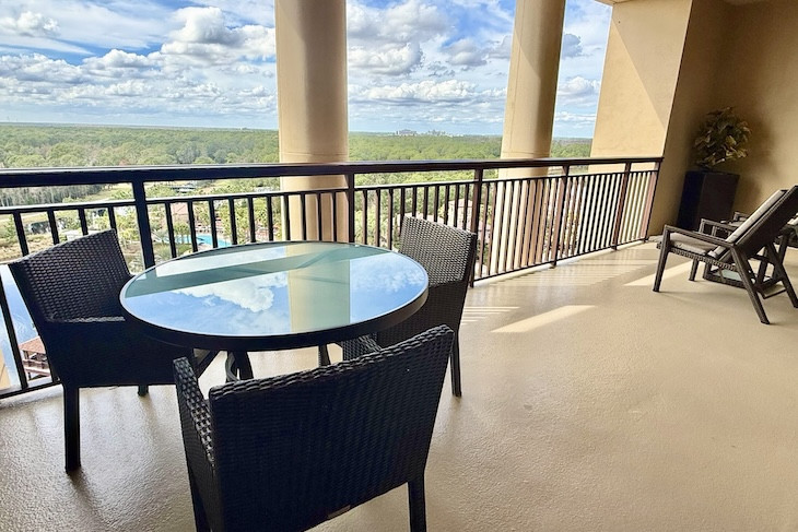 Park View Suite balcony