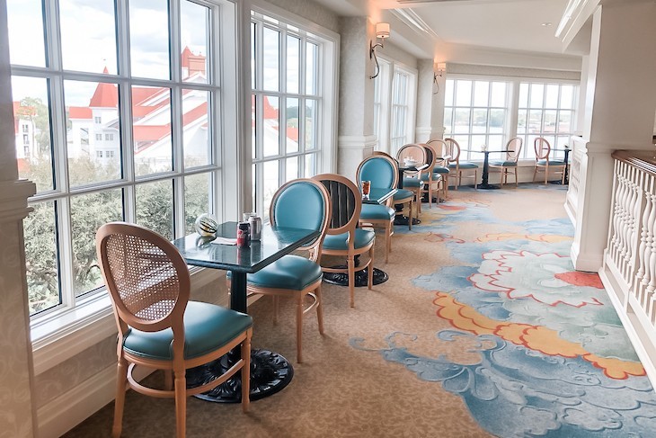 Royal Palm Club tables with a view