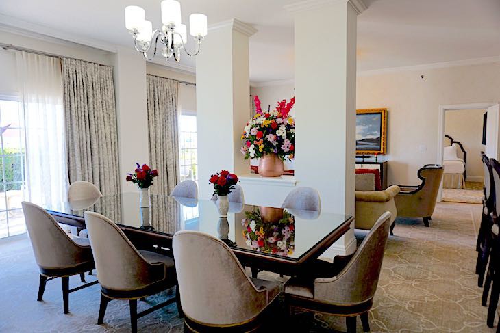 Two-bedroom Outer Building Hospitality Suite Dining