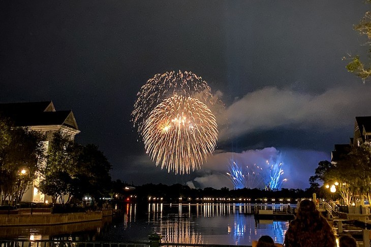 End your day with a perfect view of Magic Kingdom fireworks from Gasparilla Grill terrace