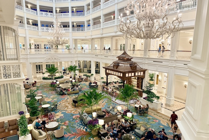 Grand Floridian's beautiful updated lobby