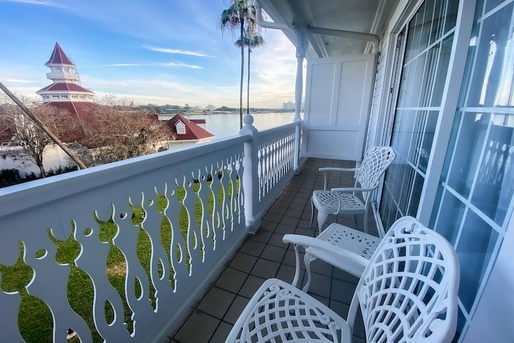 Standard guest room balcony