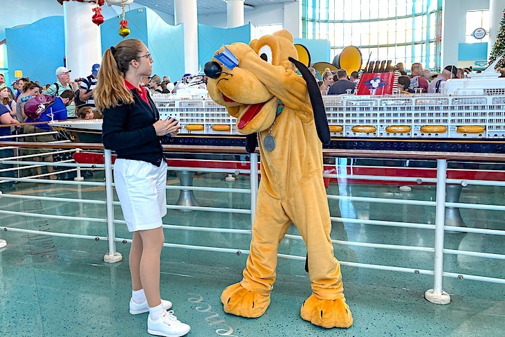 Meet up with your favorite classic character before the ship sails in the terminal