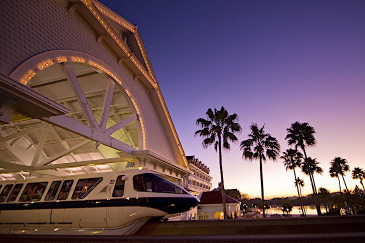 Grand Floridian Resort's monorail
