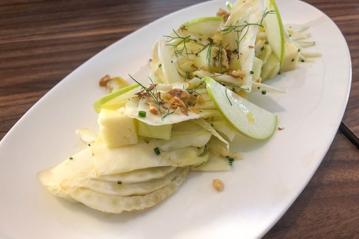 Sliced Apple and Fennel Salad