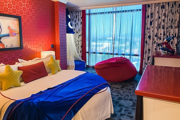 Mickey Mouse Penthouse guest bedroom