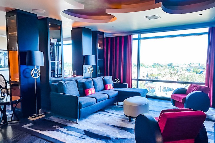 Mickey Mouse Penthouse Living Area