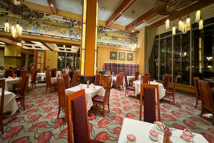 Napa Rose dining room, Grand Californian Hotel