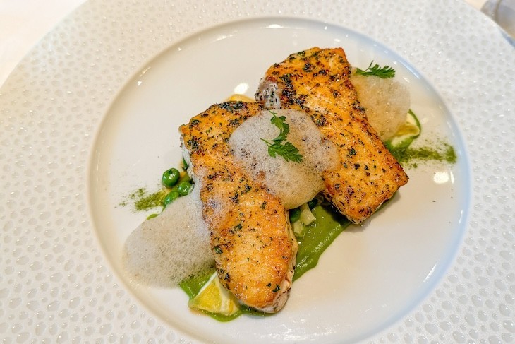 Sauteed Fish of the Day - Cara Cara Oranges, English Pea Relish