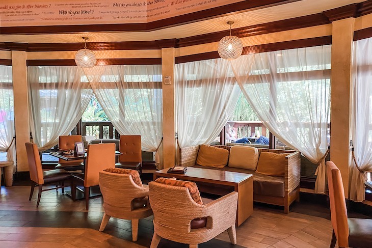 Nomad Lounge indoor seating