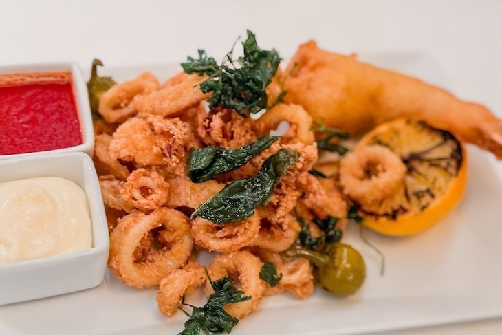 Fritto di Calamari e Gamberi