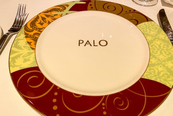 Welcoming place setting at Palo