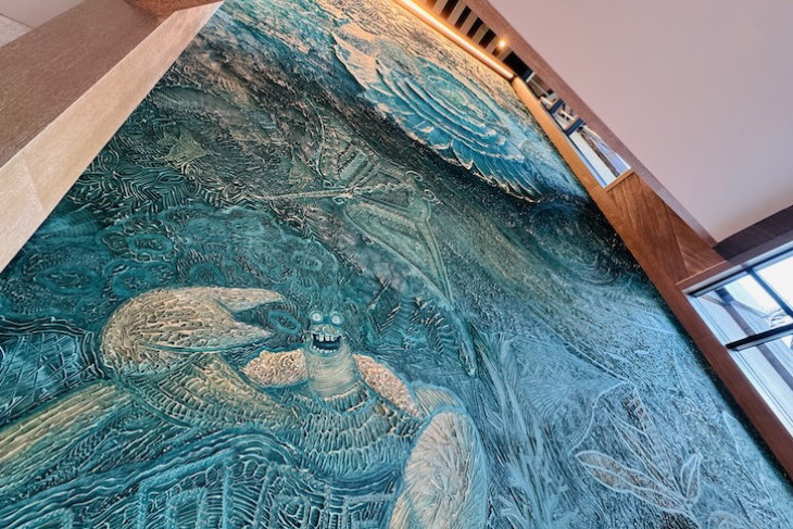 Island Tower's gorgeous mural