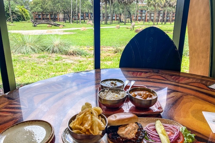 Sanaa table with a view of the wildlife