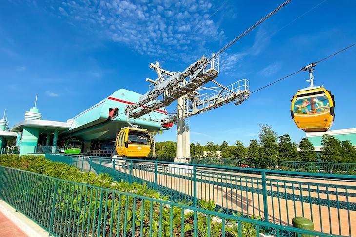 Disney's Skyliner is a great mode of transportation to access Disney's Hollywood Studios