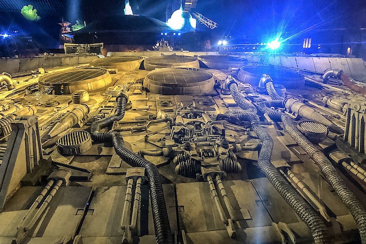 Millenium Falcon from above