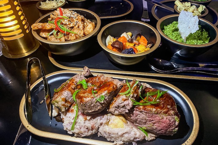 Bantha Beef Tenderloin and Tip Yip Chicken