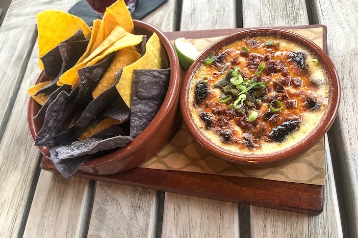 Warm Manchego Cheese and Oaxaca Cheese Dip