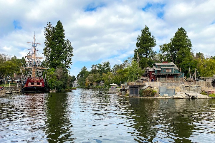 Sailing Ship Columbia and Tom Sawyer Island